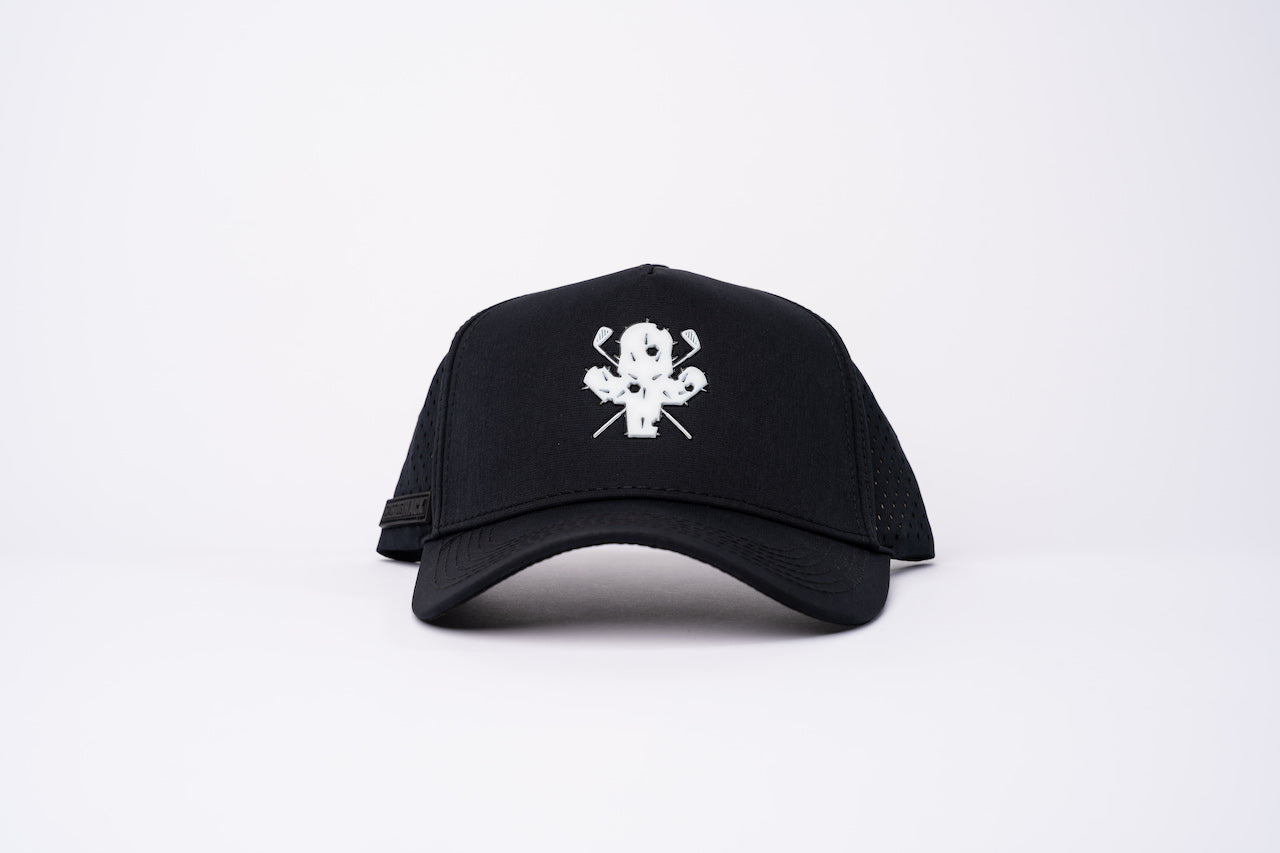 Mascot Performance Hat - Black/ White