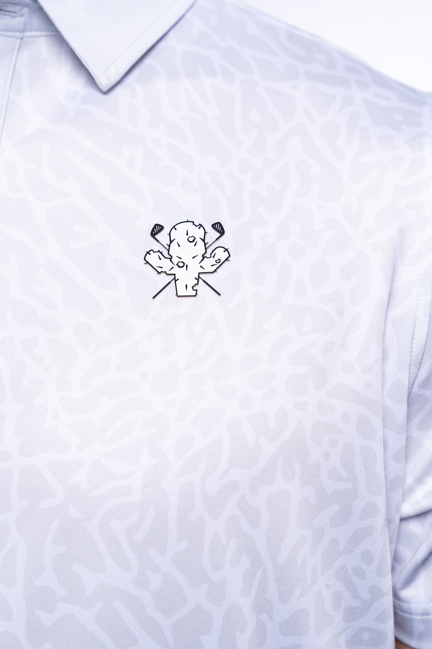 Elephant Print - White/Grey