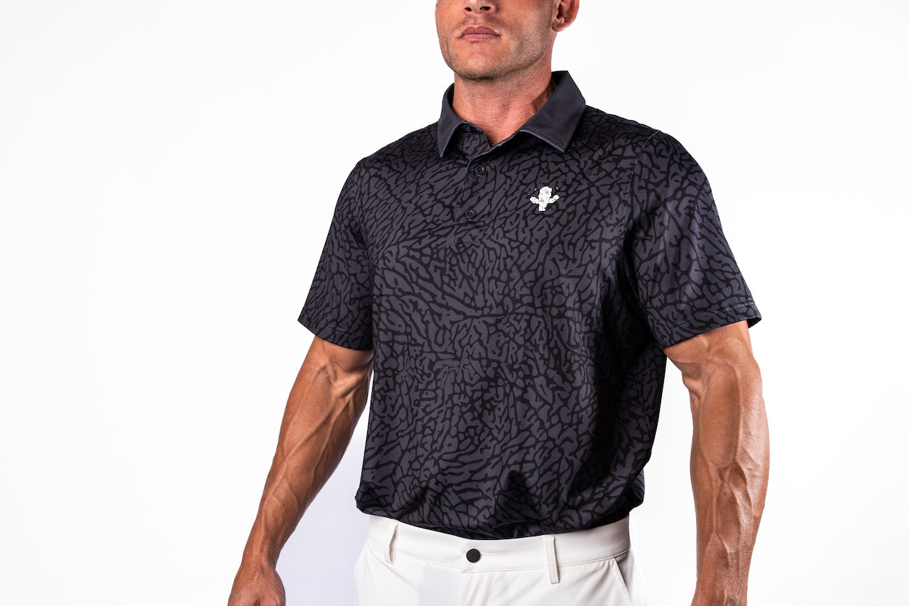 Elephant Print Polo
