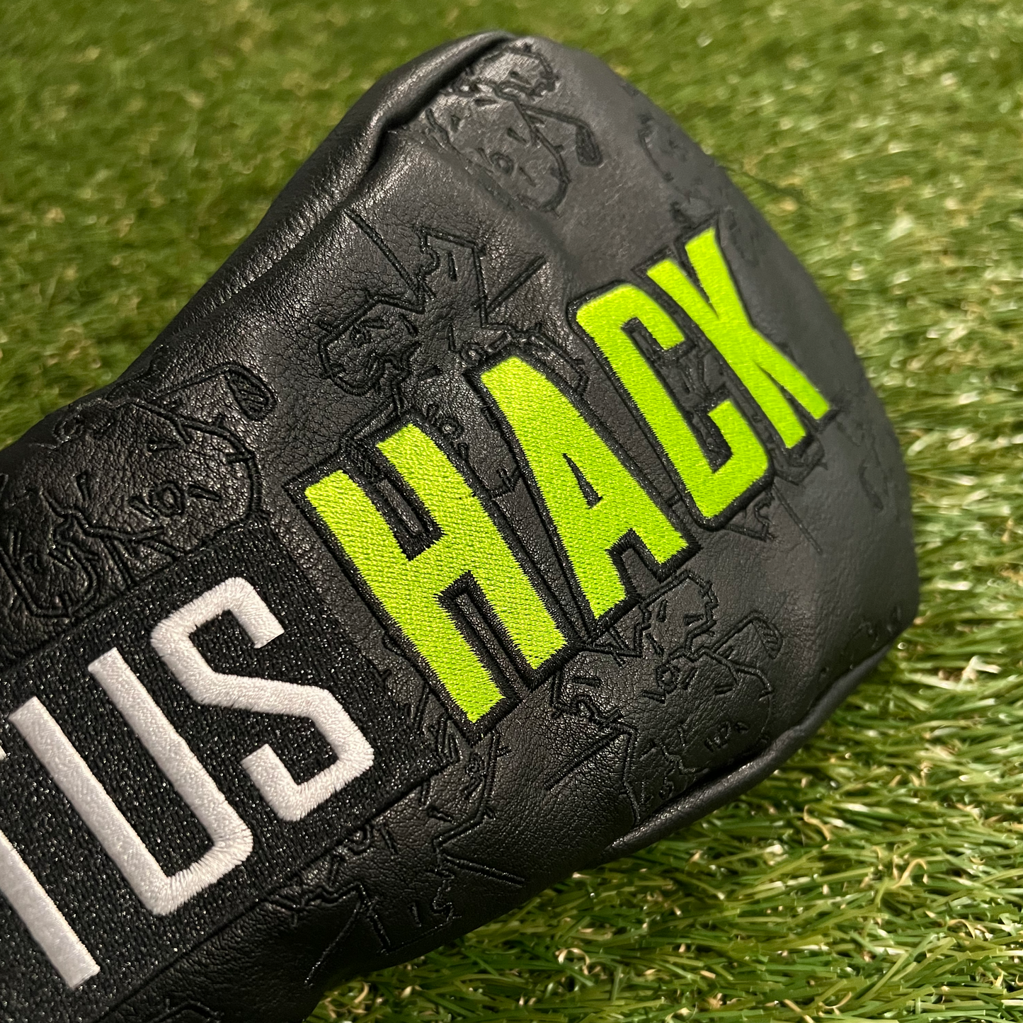 Block Text Driver Headcover