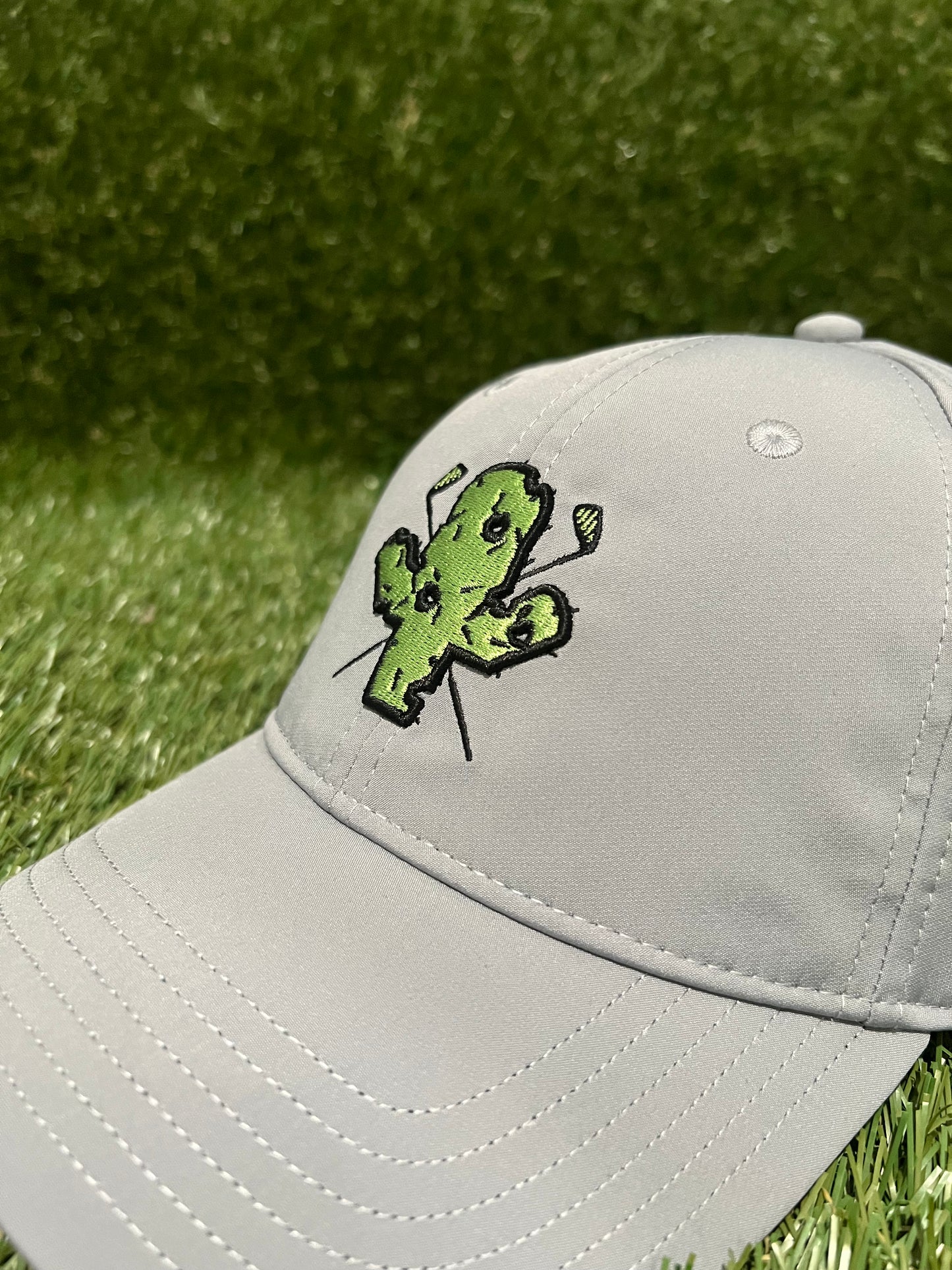 Mascot Dad Hat - Grey/Green