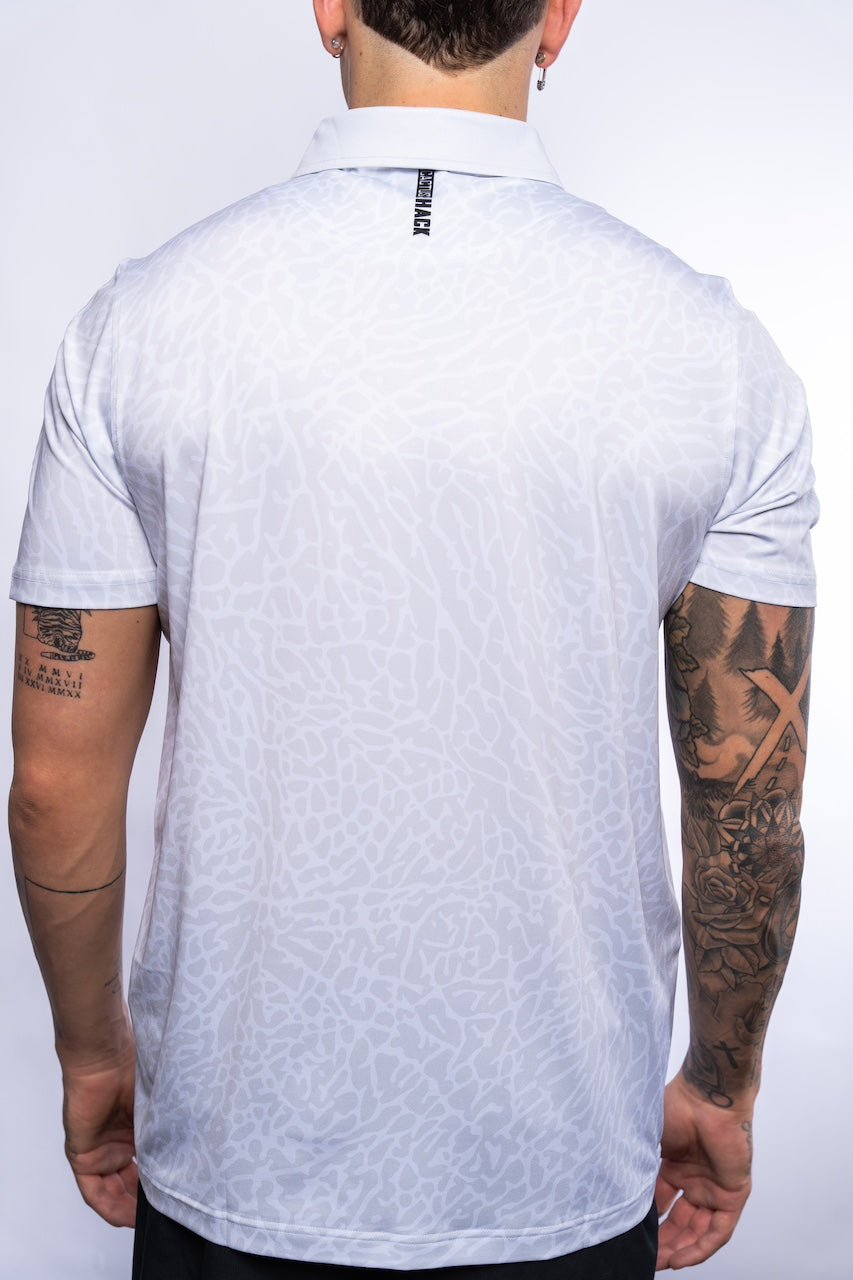 Elephant Print - White/Grey